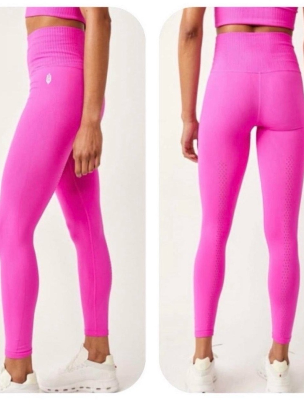 Free People Movement Hot Pink Leggings Size Small